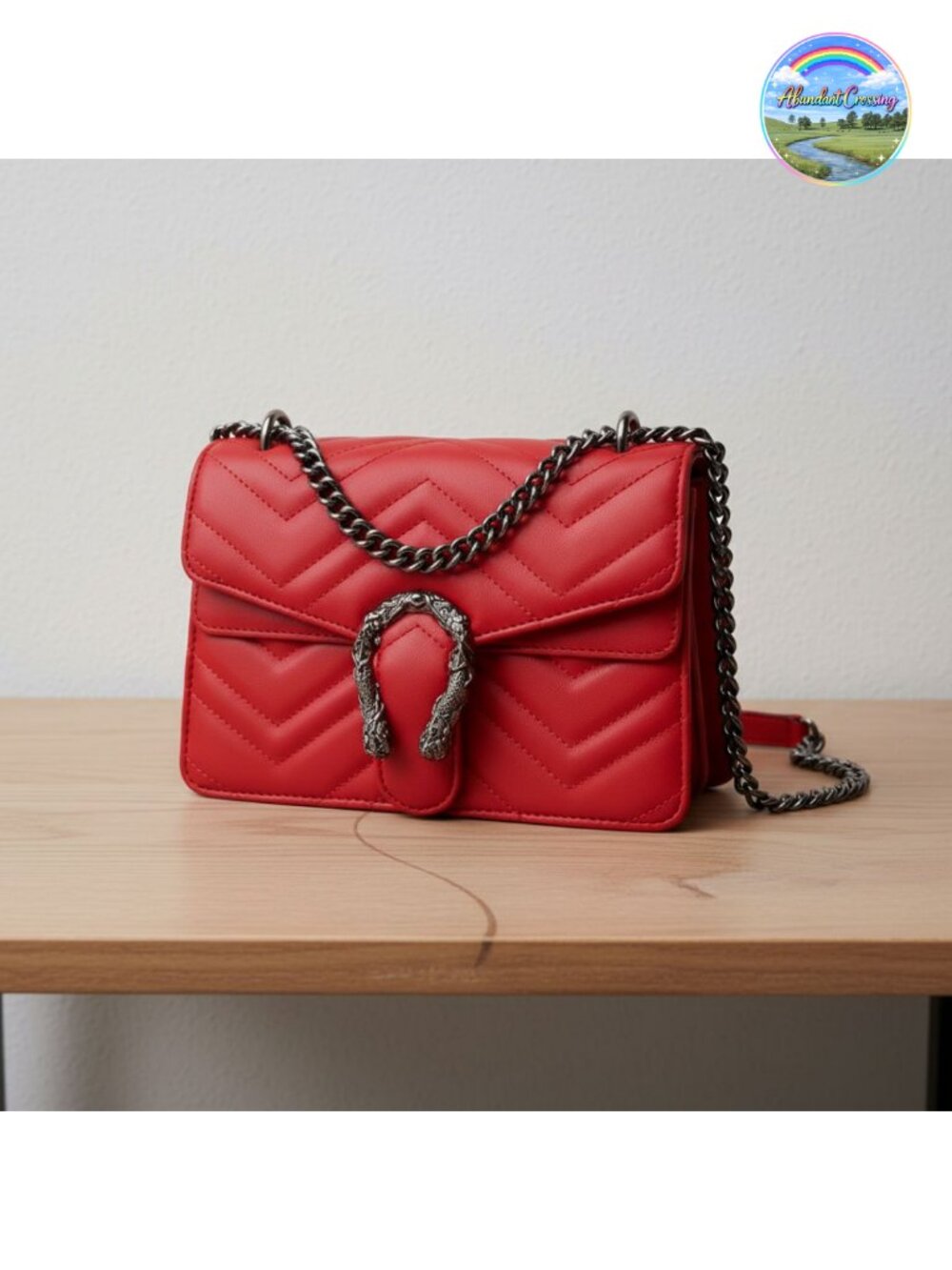 Snake Print Faux Leather Crossbody Satchel Chain Shoulder Bag Evening Clutch
